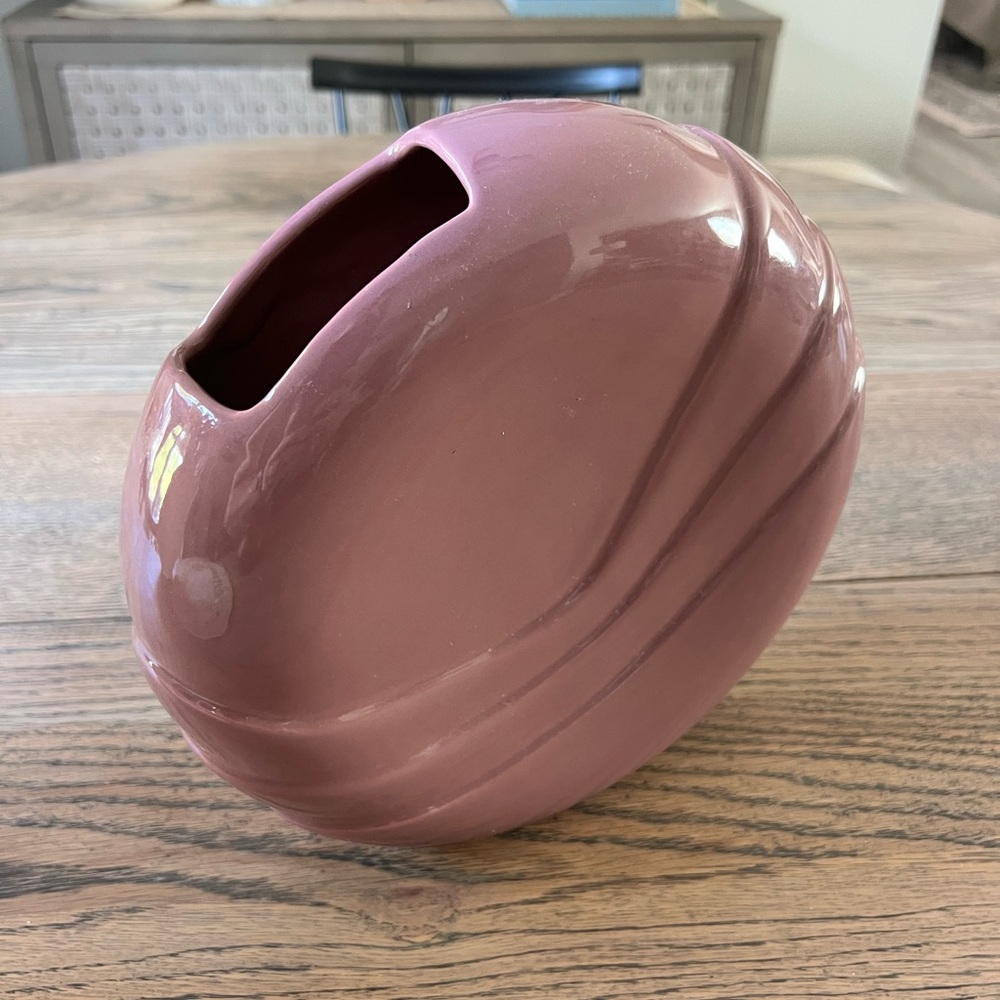 Vintage Haeger Ceramic Round Vase